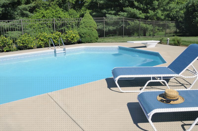 Concrete Pool Deck Installation